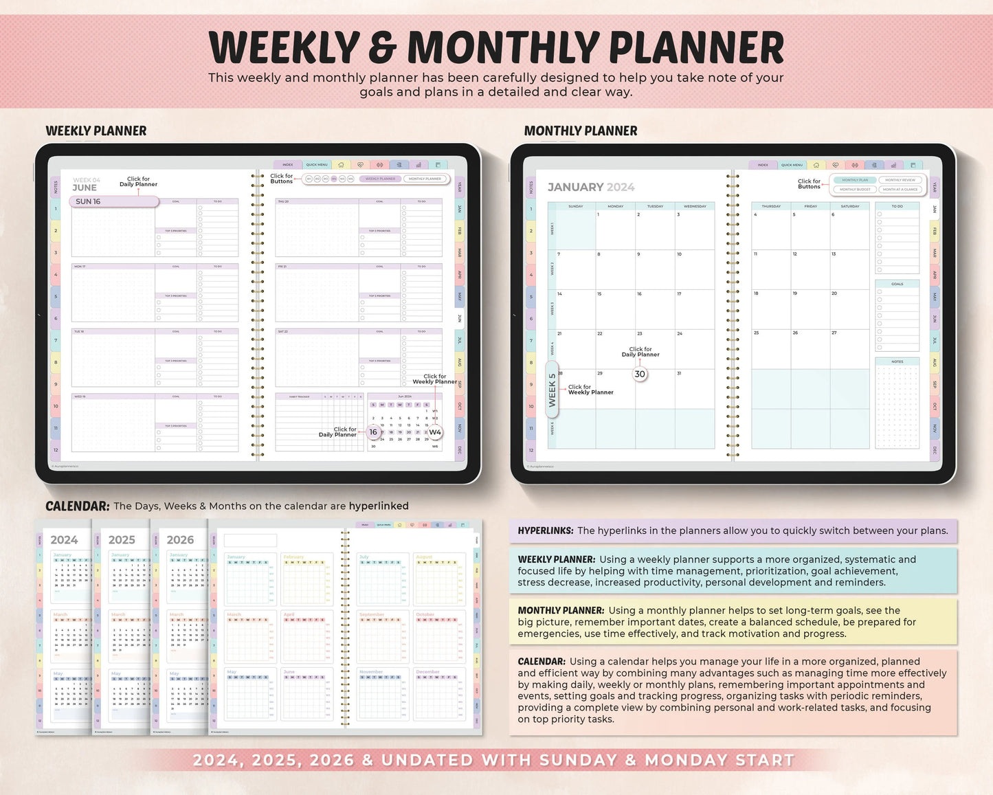 All-in-One Digital Planner 2026